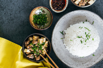 Mapo Tofu Dinner