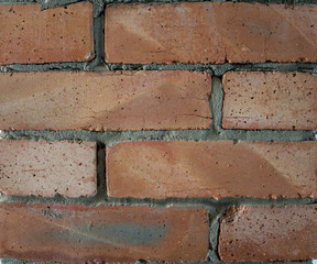 Fragment of a brick wall. Construction. Texture.