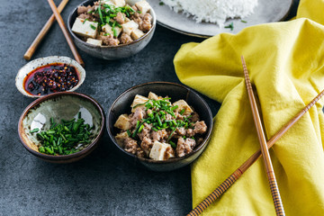 Mapo Tofu Dinner