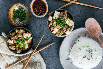 Mapo Tofu Dinner