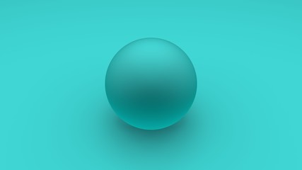 3D rendering of a spherical object with a wavy surface. Image for the desktop background. Abstract, 3D illustration of futuristic design.