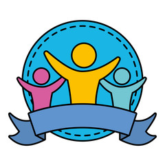 international youth day flat design