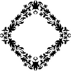 Royal damask pattern for fabric design. Wallpaper baroque, damask.