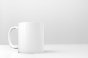 White Mug Mockup. Perfect for businesses selling mugs, just overlay your quote or design on to the image.