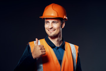 portrait of construction worker