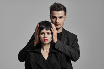 portrait of young couple