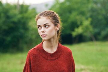 portrait of a young woman