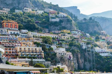 Naklejka premium view of Positano