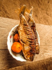 roasted fish