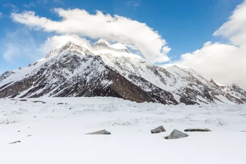 Afwasbaar Fotobehang Gasherbrum K2 mountain peak, second highest mountain in the world, K2 trek, Pakistan, Asia
