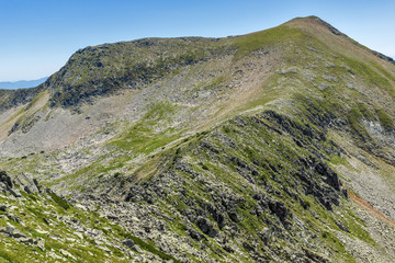 View from Dzhano peak, Pirin Mountain, Bulgaria