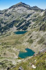 Obraz premium View from Dzhano peak, Pirin Mountain, Bulgaria