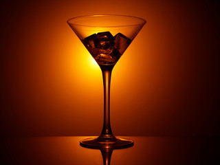 glass of martini
