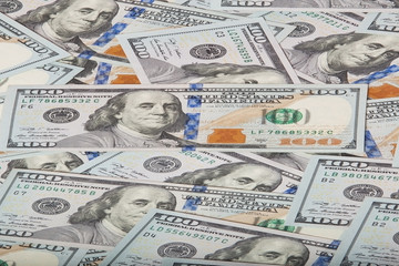 Money falling background. Business saving concept