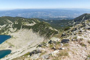 View from Dzhano peak, Pirin Mountain, Bulgaria