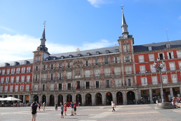 Fototapeta premium Place royale à Madrid, Espagne 