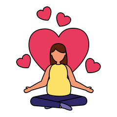 pregnancy and maternity scene flat