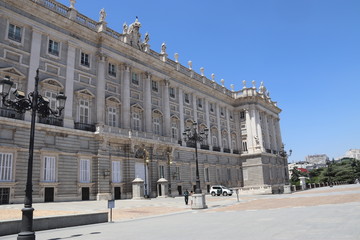 Fototapeta premium Palais royal à Madrid, Espagne 