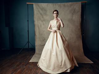 beautiful woman charm studio model