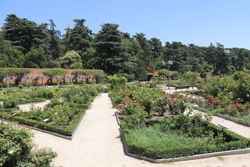 Jardin à Madrid, Espagne	
