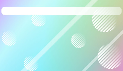 Blur Sweet Dreamy Gradient Color Background with Line, Circle. For Abstract Modern Screen Design For Mobile App. Vector Illustration