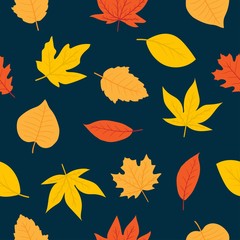 Cute autumn seamless pattern