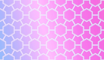 Modern Pattern With Curved Line. Geometric Elements. Blurred Gradient Background. Design For Screen, Presentation, Wallpaper. Holiday Object. Vector Illustration