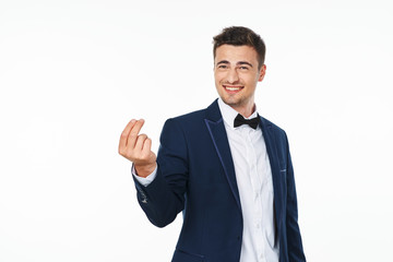 businessman with thumb up