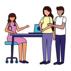 pregnancy and maternity scene flat