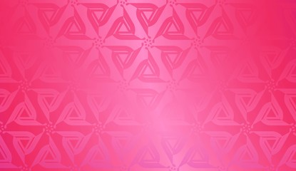 Decorative Background With Triangles. Curved Lines. Vector Illustration. Abstract Blurred Gradient Background Bright Colors.. Bright Background For Poster, Banner, Flyer