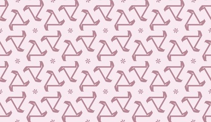 Vector Seamless pattern in geometric style. Triangles, lines. Modern elegant background. For your design.