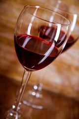 Glasses of Red Wine
