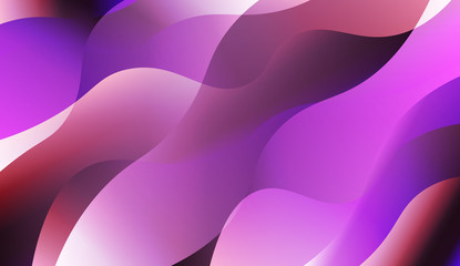 Template Background With Wave Geometric Shape. For Template Cell Phone Backgrounds. Vector Illustration with Color Gradient.