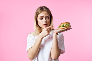 woman with cake