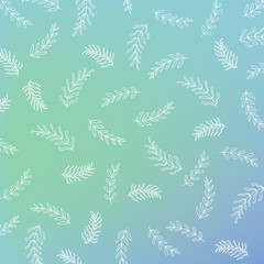 Summer spring floral seamless pattern, flat design for use as background, wrapping paper or wallpaper