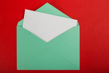 Envelope with Blank Paper