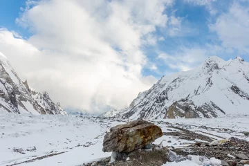 Photo sur Plexiglas Gasherbrum K2 mountain peak, second highest mountain in the world, K2 trek, Pakistan, Asia