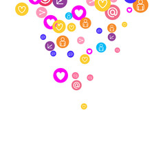 Social media marketing, Communication concept.