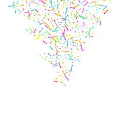 Sprinkles grainy. Cupcake donuts, dessert, party