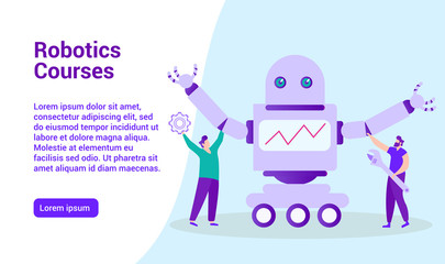 Distance Learning. Robotics Courses. E-Learning.