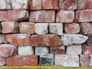 red stack bricks