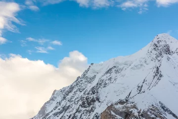 Wall murals Gasherbrum K2 mountain peak, second highest mountain in the world, K2 trek, Pakistan, Asia