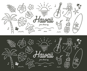 50 ハワイ イラスト 手書き 無料の印刷可能なイラスト素材