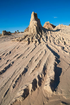 UNESCO World Heritage Mungo National Park, part of the Willandra Lakes Region, Victoria, Australia