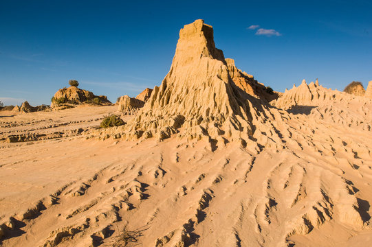 UNESCO World Heritage Mungo National Park, part of the Willandra Lakes Region, Victoria, Australia