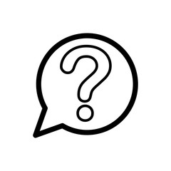 Question Mark icon vector symbol illustration