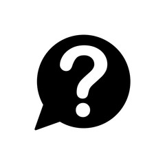 Question Mark icon vector symbol illustration