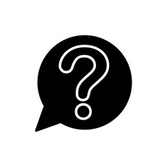 Question Mark icon vector symbol illustration