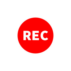 Recording camera icon vector illustration