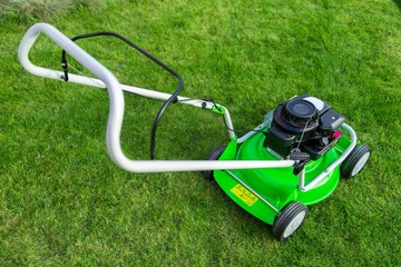 Fototapeta na wymiar Closeup of a Lawn Mower